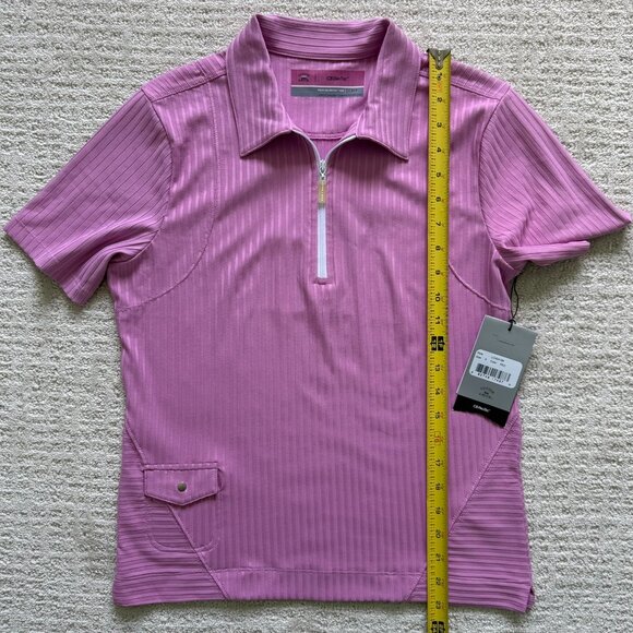 CUTTER & BUCK | NWT Women's Lilac Golf Shirt Sz S - Picture 5 of 6